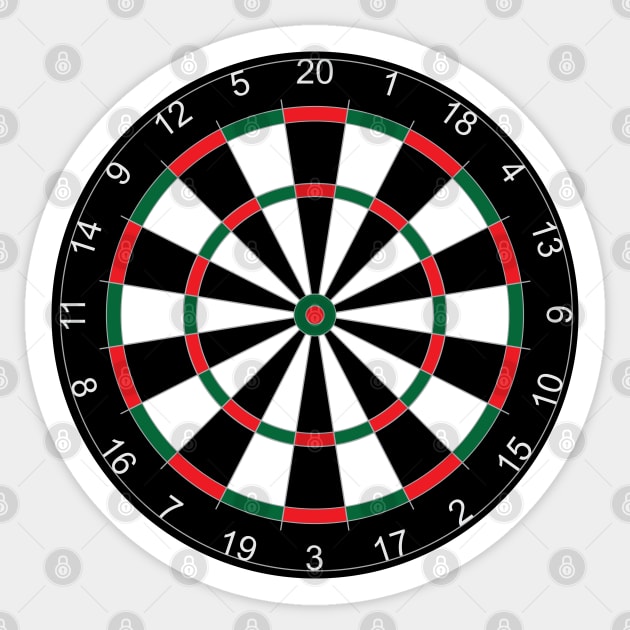 Dartboard Sticker by rheyes